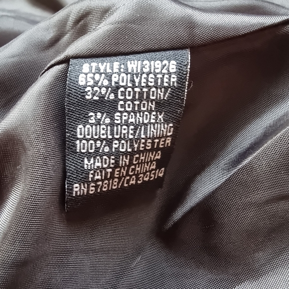 Chapter One 'Tuxedo' Black Satin Lined Blazer Suit Jacket Ladies Size 10 - Picture 5 of 10